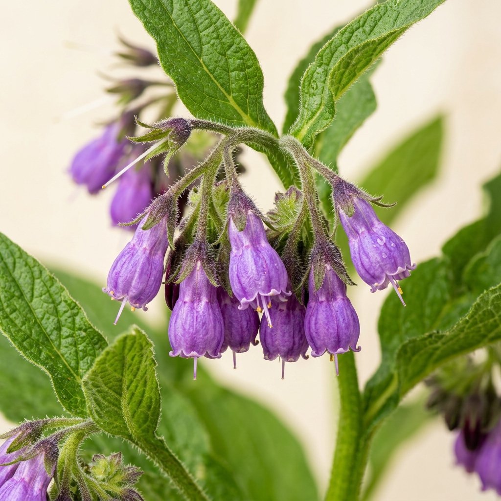 Allantoin comfrey flowers