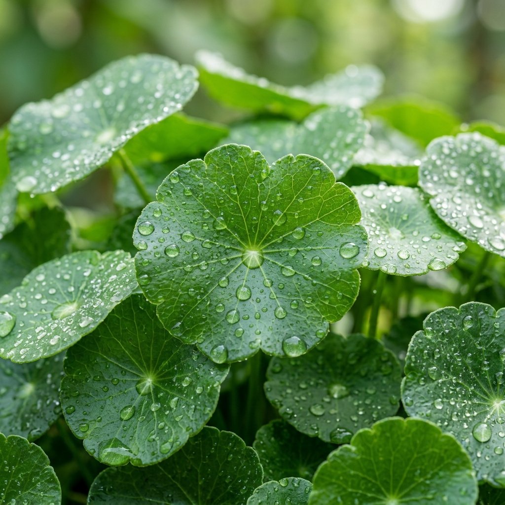 Fresh Centella Asiatica leaves